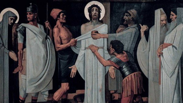 10ª Estação - Jesus é despojado de suas vestes