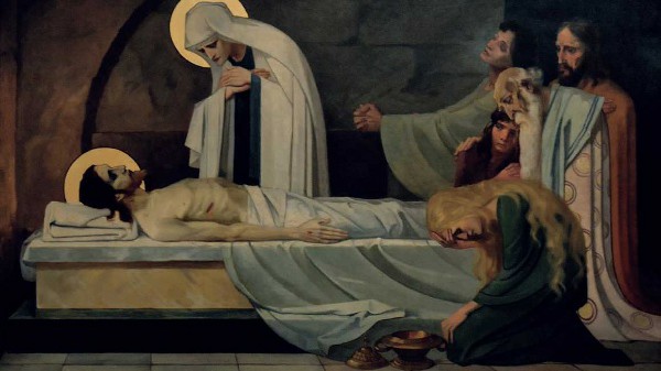 14ª Estação - Jesus é colocado no sepulcro